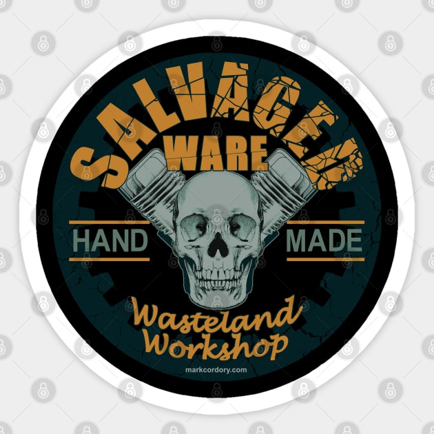 SALVAGED Ware Wasteland Workshop Sticker by SALVAGED Ware